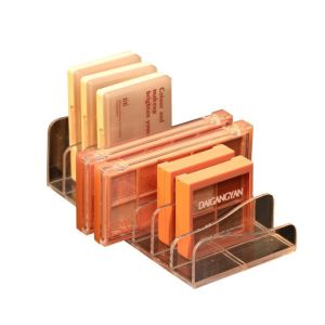 Kotak Penyimpanan Lipstick 8 Slot Kosmetik Vertical Acrylic Storage Box Eyeshadow