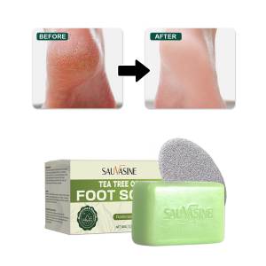 100g Tea Tree Oil Foot Soap Bar - Helps Fight Odor Relieve Dry Skin & Moisturize - Deep Cleansing for Fresh Feet Foot Care
