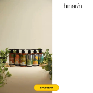 [MIX & MATCH] Hinarin Protection Shower 300ml x2| Peppermint + Vit E | Sunflower Seed Oil + Niacinamide | Aloe Vera + B5