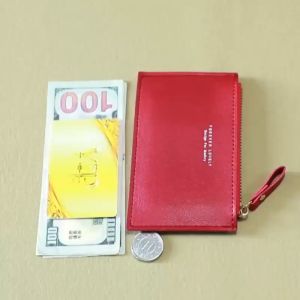 Dompet Koin 3 Slot Kartu 10 Warna Mini PU Leather FL Extra Wallet JOFW231