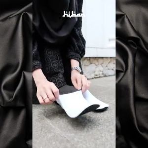Kaos Kaki Wudhu Wanita Muslimah Praktis Haji dan Umroh H1ban simple