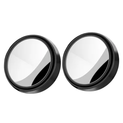 2 Chiếc Xe Ô Tô Khung Tròn Lồi Gương Chiếu Hậu Phụ Trợ Rõ Ràng Góc Rộng Điều Chỉnh 360 Độ Gương Điểm Mù Cho An Toàn Khi Lái Xe