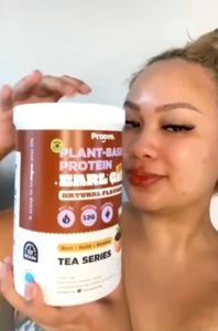 Proove โปรตีนพืช รสชาเอิร์ลเกรย์ (Earl Grey) โปรตีน 32g สารสกัดจากใบชาออร์แกนิค ช่วยเผาผลาญ อร่อย ดื่มง่าย ไม่มีน้ำตาล แคลต่ำ