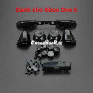Bộ Nút Chrome Đầy Đủ ChengHaoRan Dành Cho Xbox One S - Dpad ABXY Trigger Grips Stick Parts Phụ Kiện Điều Khiển