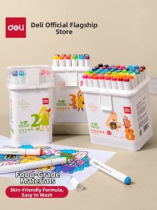 deli | Food Grade Washable Double Tipped Skin-Friendly Formula Markers
