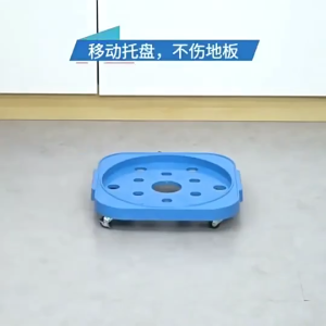 Moveable Gas Tank Tray Multifunctional Gas Stove Stand Rack with Universal Wheel Flowerpot Bracket Rolling Storage Tray