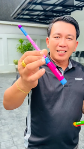 ✨️คันตกกุ้ง BACARO NEON สีสวยสะดุดตา ขนาเล็กพกพาง่าย