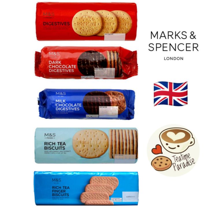 Marks & Spencer (M&S) Digestive Biscuits (Original /Milk Chocolate
