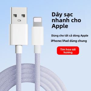 Earise | Dây Cáp Sạc Nhanh Lightning Apple cho iPhone 13 14 Pro 12 7 8 Plus 6 iPad và USB Ô Tô