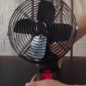 【2×60000mAh】 Cordless Fan 8 inch Portable Fan Rechargeable Fan High Power Outdoor Desktop Cooling Fans Adjustable Cordless Fan Camping Tool Fan Lithium Battery