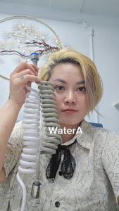 (Q.Tân Bình) Bộ vòi xịt vệ sinh Dây Lò Xo Nhựa Trắng