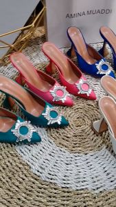 Amn Muad 05 Heels wanita 9cm FREE BOX
