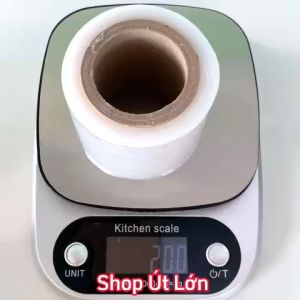 Cuộn Màng PE trong 7cm nặng 200gram rộng 7cm độ dầy màng 16 - 17 míc.