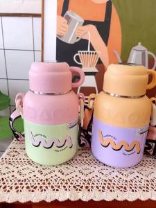 Insulated cup for girls large capacity tea cup 2024 new big belly cup outdoor travel kettle portable student water cup