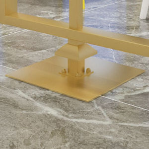 Screen Aisle Fence Restaurant Ding Room Hot Pot Milk Tea Card Holder Fence Iron Decoration Punch-Free Low Wall Partition