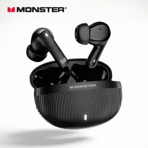 Monster GT22 ANC Ture Wireless Earbuds -35dB Active Noise Cancellation Headphone 4 Mics Clear Call Sports Bluetooth Earphones