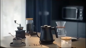 Midea 304 Stainless Steel Electric Kettle Precise Flow Control Teapot Gooseneck Design Integration Coffee Pot Boiling Kettle