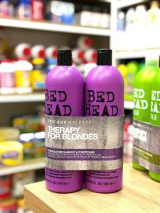 Set 2 Chai Dầu Gội + Xả Tigi Dumb Blonde Cho Tóc Nhuộm & Hóa Chất Nặng