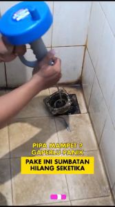 TORA Pembersih Pipa Gagang Biru 6 MM x 5 M - Pipe Cleaner Blue Handle