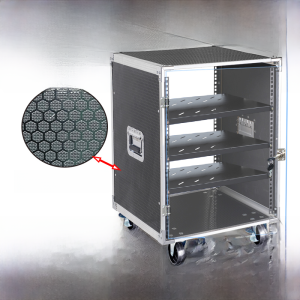 Professional 16U Outdoor Sound Amplifier Cabinet Home Use AV Equipment Wood Material HiFi Audio Accessories from Guangdong