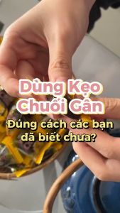 Combo 5 Hộp Kẹo chuối gân VICOSAP nguyên chất kẹo dẻo mềm ít đường đặc sản Trà Vinh