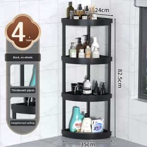 NIFENG | Mobile Multi-Layer Bathroom Storage Rack