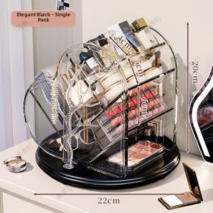 MEIZHUFU | Luxurious High-End Rotatable Makeup Organizer