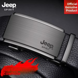 Jeep | Mens New Automatic Buckle Genuine Leather Belt