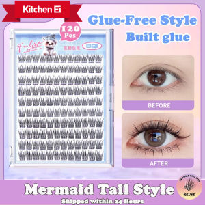 BQI Eyelashes Glue-free False Eyelashes Self-adhesive Eyelash Grafting for Beginners Natural Eyelash Extensions Thicken Curl Eyelash