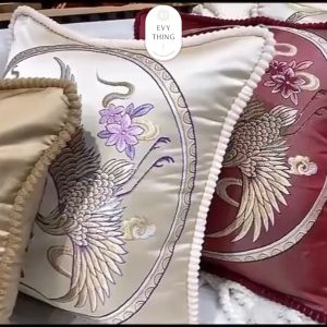 EvyThing Sarung bantal Sofa Mewah kualitas PREMIUM IMPOR 48x48CM