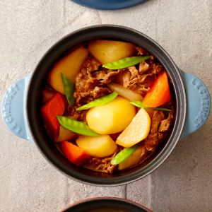 Le Creuset Cast Iron Cocotte Every Rice Pot 20cm Stainless Steel/Silver Knob Black Interior