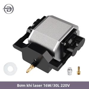 Máy Bơm Hỗ Trợ Khí CNC Laser 16W Máy Nén Điện 30L/phút Cho Máy Cắt Khắc Tốc Độ Có Thể Điều Chỉnh Tiếng Ồn Thấp Chế Biến Gỗ