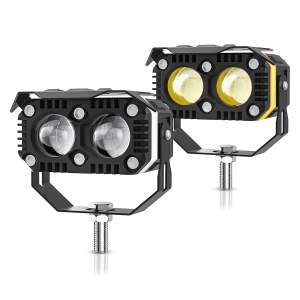 Lampu Tembak SQL LED 2 Mata + Demon 2 Warna 4 Mode