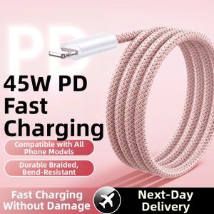 JZXS | Fast Charging Data Cable for iOS Devices Dual Type-C Braided