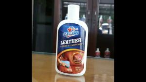 EZCLEAN WOODEN + LEATHER CLEANER & CONDITIONER PEMBERSIH JAMUR PERABOT KAYU & KULIT TERAMPUH double EZ CLEAN PEMBERSIH FURNITURE KAYU PEMBERSIH PERABOT KULIT SINTETIS SYNTHETIC LEATHER