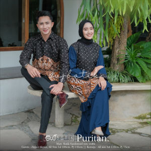 COUPLE PASANGAN BATIK MODERN DRESS GAMIS KEMEJA PANJANG KATUN EKSKLUSIF ALUSAN SVJ BATIK\nCOUPLE PASANGAN BATIK TERKINI SETELAN OUTER ROK WANITA DAN KEMEJA BATIK KATUN ADHIKARA ELVIRA COKLAT CREAM HITAM BY EMMA OLSHOP