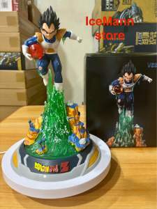 Vegeta action figure with led light 25cm tall knock off
