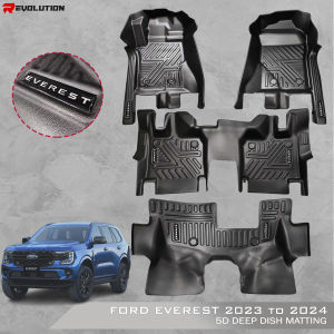 Ford EVEREST 2023 to 2024 OEM 5D Deep Dish Matting (4pcs/set)