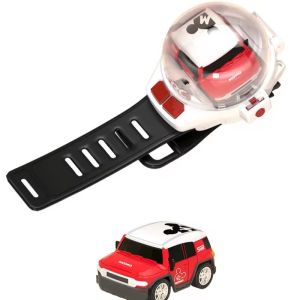 2.4g Mini Children Watch Remote Rc Car Toy Portable Rechargeable Electric Toy Luminous Remote Contror Racing Car Toys For Kids