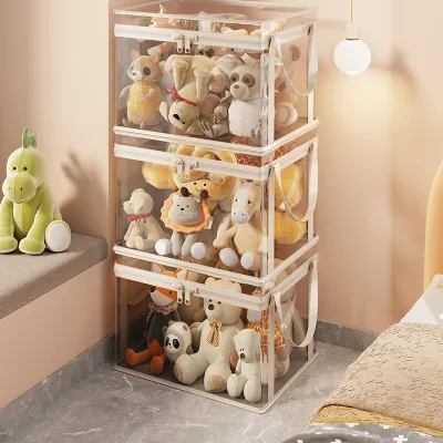 MUGG | Transparent Lidded Toy Storage Basket