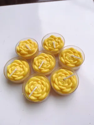 [HCM]Nến bơ hoa sen đốt ch&aacutey 4 tiếng