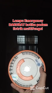 Lampu LED Emergency Darurat Gantung Portable Waterproof Tahan Air Outdoor Camping 300W 400W plus Magnet Kuat 3 Mode Baterai Besar 3600mAh 4800mAh 300 400 watt