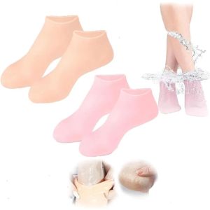 Spa Silicone Socks Moisturizing Gel Socks Exfoliating and Preventing Dryness Cracked Dead Skin Remove Protector Foot Care Tools