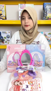 Mainan Anak 9221-9223 28PCS BEAUTIFUL MAKE UP DRESSING Mainan Makeup Salon Anak Dandanan Anak Mainan Anak Perempuan - Mainan Anak Laki Laki