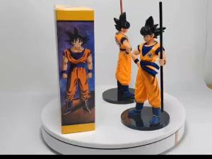 Bandai | 22cm Anime Dragon Ball Son Wukong Action Doll Super Saiyan Son Goku Model PVChand-painted figure Toy Birthday Gift Decoration