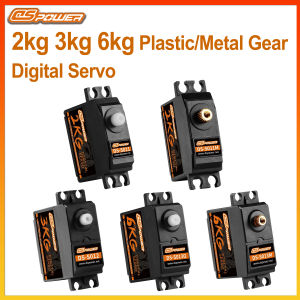 DSPOWER 2KG 3KG 6KG Waterproof Digital Plastic/Metal Gear Servo Core Motor for 1/10 1/12 1/14 RC Car Helicopter Plane Toy Robot