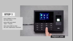 Deli เครื่องตอกบัตร เครื่องสแกนลายนิ้วมือ เครื่องสแกนนิ้วมือลงเวลา การจดจำลายนิ้วมืออย่างรวดเร็ว เครื่องสแกนนิ้วมือ Atte