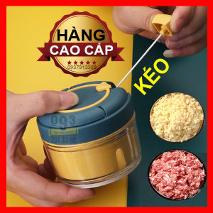 Dụng Cụ Xay Nghiền Tỏi Ớt Kéo Dây Bằng Tay