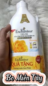 [XEM PHÂN LOẠI TẶNG TÚI 450G] Sữa tắm hương nước hoa dưỡng da Enchanteur 900g