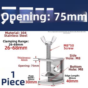 Tianzhuo Hardware | Galvanized Steel U C Shape Fixing Clamp